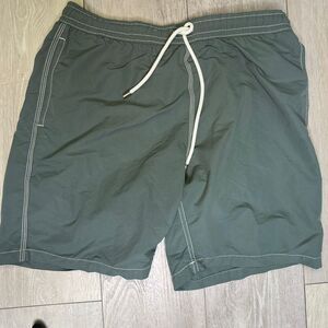 Hartford men's‎ classic swim trunks green bathing suit size medium